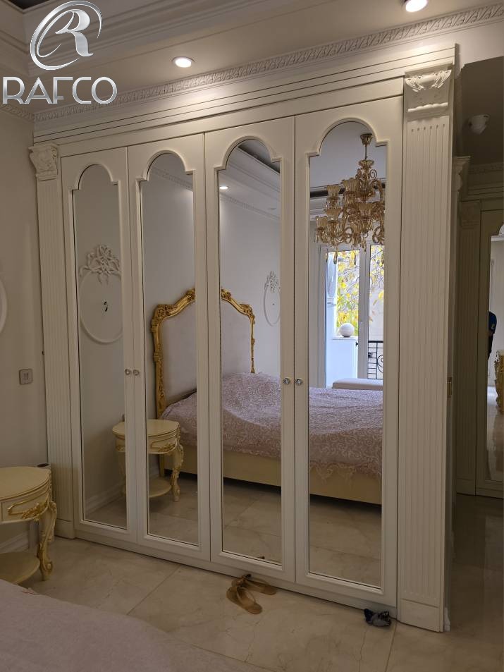 پروژه طراحی و اجرای کمد دیواری کلاسیک زعفرانیه
