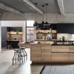 کابینت آشپزخانه سبک صنعتی
