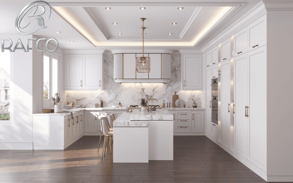 کابینت نئوکلاسیک طلایی
