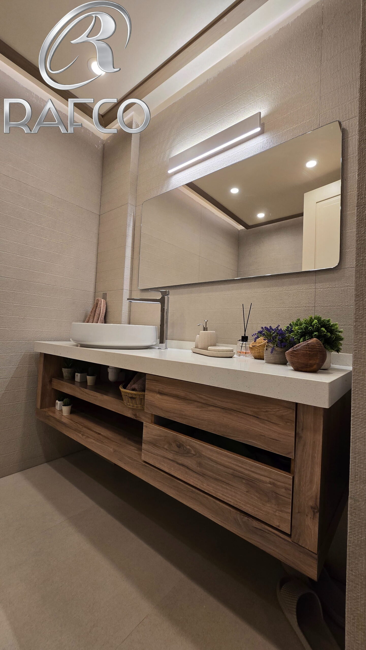 طراحی کابینتهای روشویی با سبک هماهنگ با فضای داخلی
