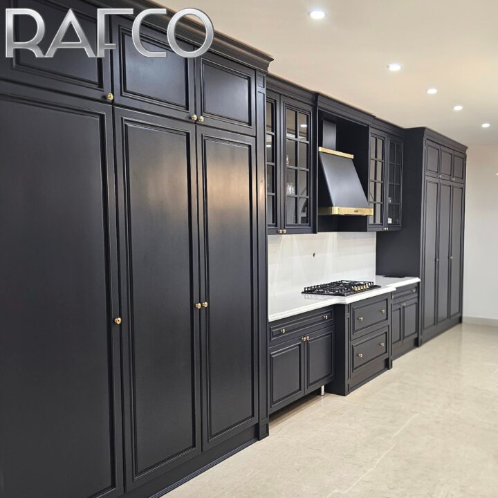 پروژه کابینت آشپزخانه و کمد دیواری نئوکلاسیک ساری