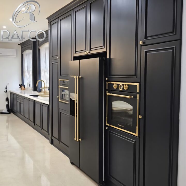 طراحی و اجرای پروژه آشپزخانه نئوکلاسیک ساری